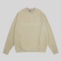 Essentials Heathered Grey Sweatshirt – Relaxed Streetwear Crewneck
