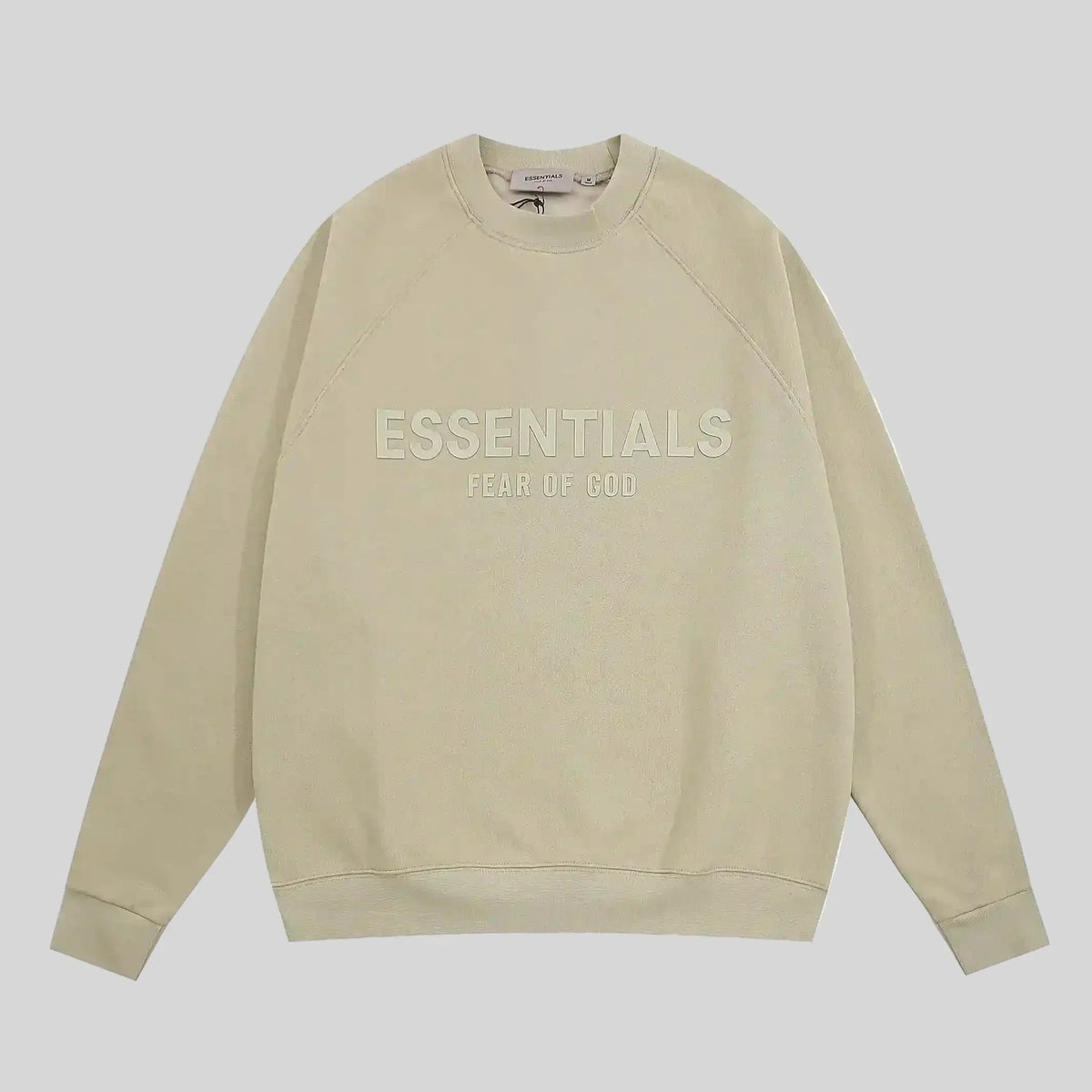 Essentials Heathered Grey Sweatshirt – Relaxed Streetwear Crewneck