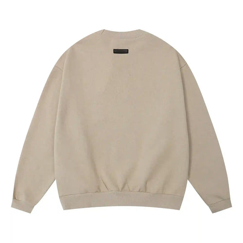 Essentials Heathered Grey Sweatshirt – Relaxed Streetwear Crewneck