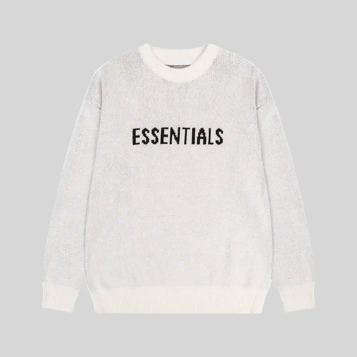 Essentials Eggshell Sweatshirt – Relaxed Streetwear Crewneck