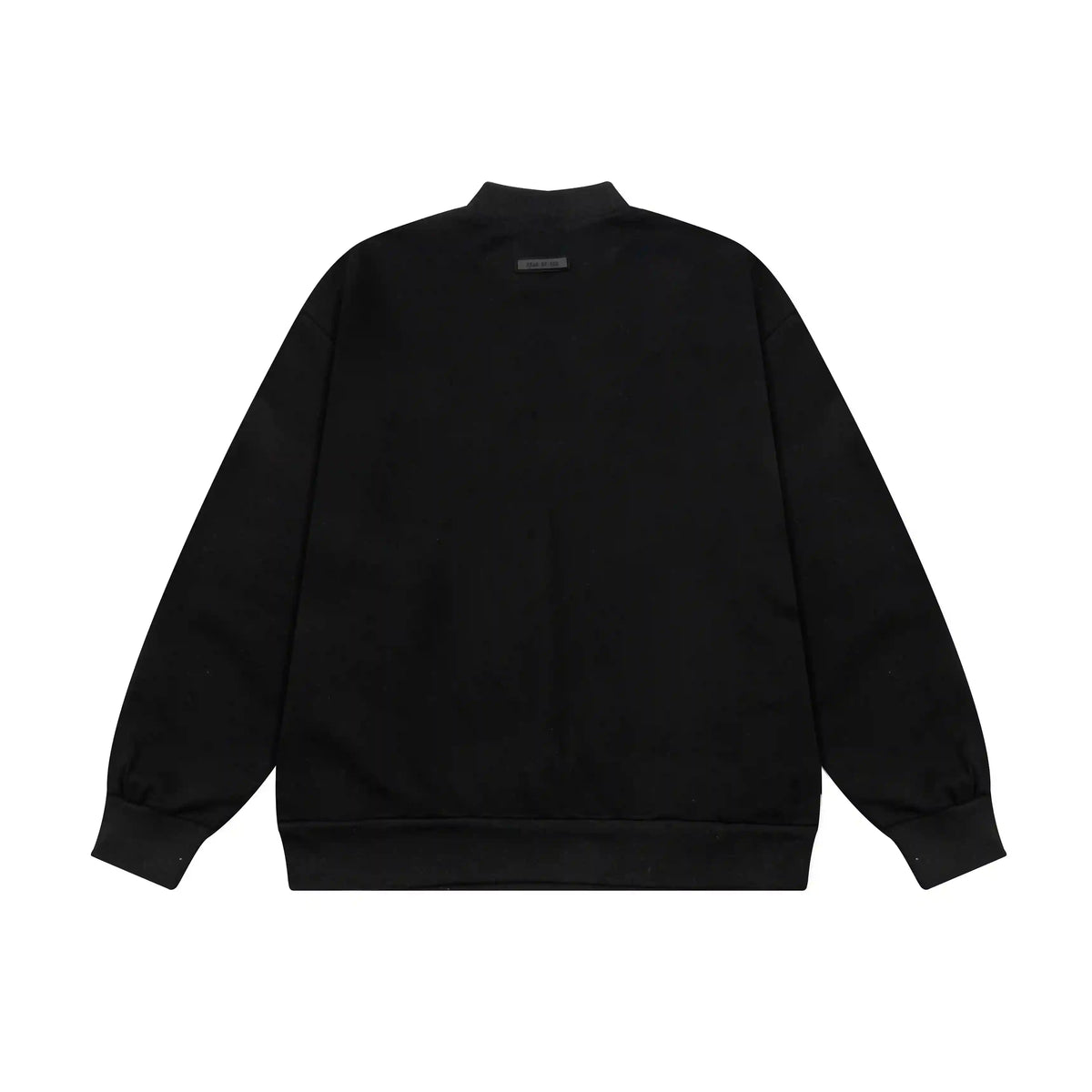 Essentials Black Sweatshirt – Relaxed Streetwear Crewneck