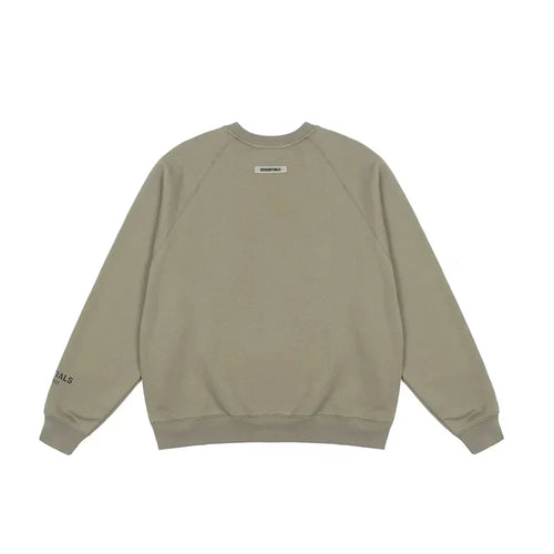 Essentials Heathered Grey Sweatshirt – Relaxed Streetwear Crewneck