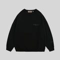 Essentials Black Sweatshirt – Relaxed Streetwear Crewneck